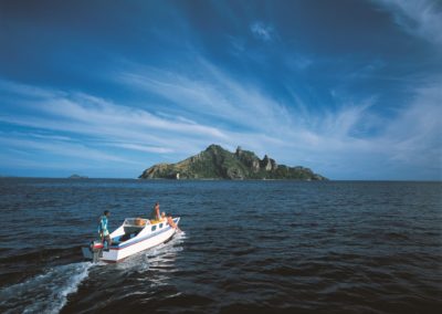 Boating in Fiji